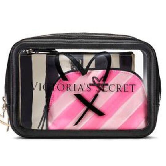 Victoria’s Secret trio makeup cosmetics bags set - Picture 8 of 13